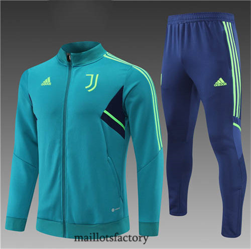 Achat Veste Survetement Enfant du foot Juventus 2022/23 Bleu y724