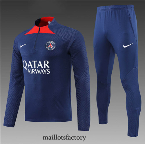 Achat Survetement Enfant du foot Player Paris PSG 2022/23 Bleu Marine y683