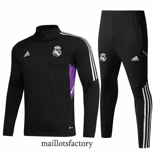 Achat Survetement Enfant du foot Real Madrid 2022/23 Noir y663