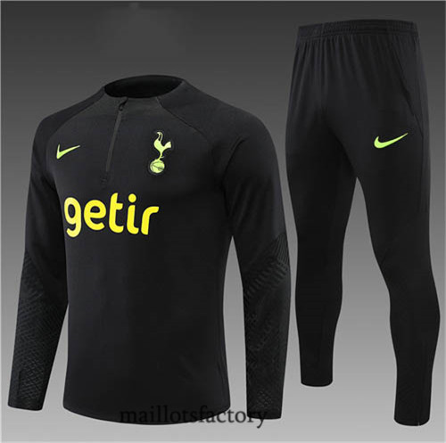 Achat Survetement Enfant du foot Tottenham Hotspur 2022/23 Noir y712