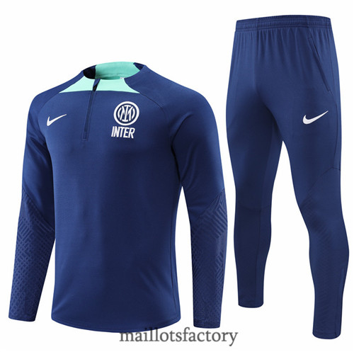 Achat Survetement du foot Inter Milan 2022/23 Bleu Marine y627