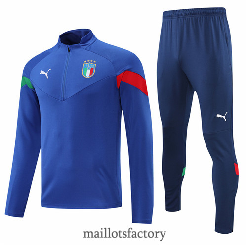 Achat Survetement du foot Italie 2022/23 Bleu y527