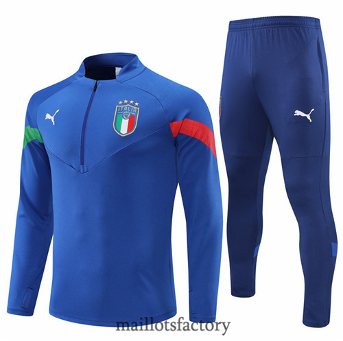 Achat Survetement du foot Italie 2022/23 Bleu y529