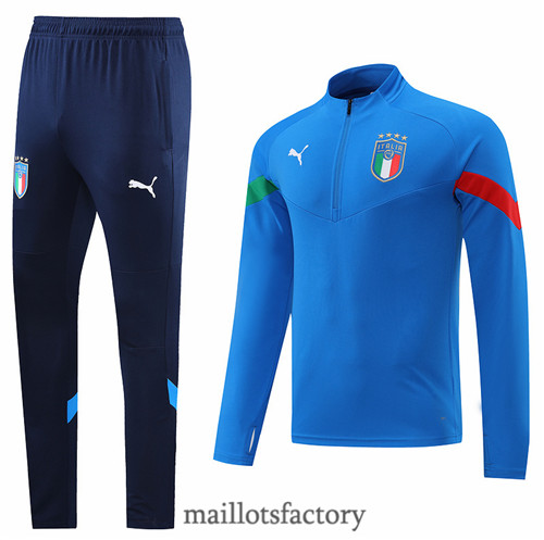 Achat Survetement du foot Italie 2022/23 Bleu y530