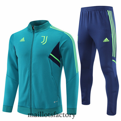 Achat Veste Survetement du foot Juventus 2022/23 Bleu y642