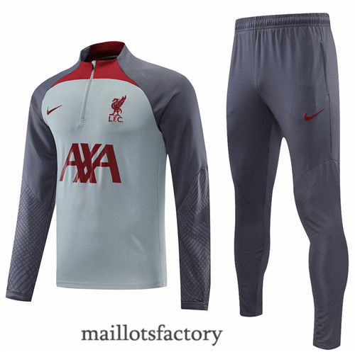 Achat Survetement du foot Liverpool 2022/23 Gris y572