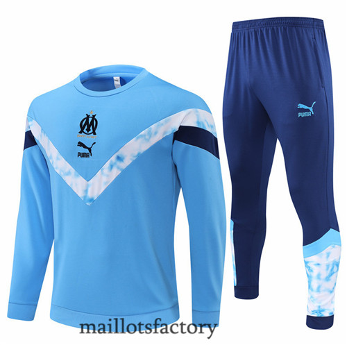 Achat Survetement du foot Marseille 2022/23 Bleu y469