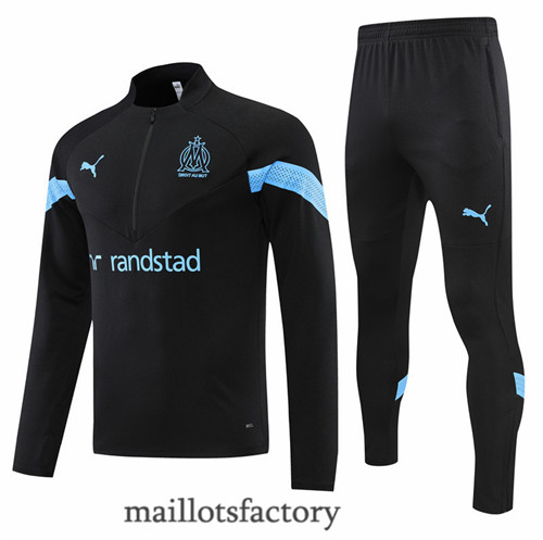 Achat Survetement du foot Marseille 2022/23 Noir y470