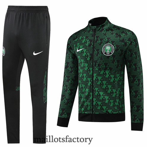 Achat Veste Survetement du foot Nigeria 2022/23 Vert y536