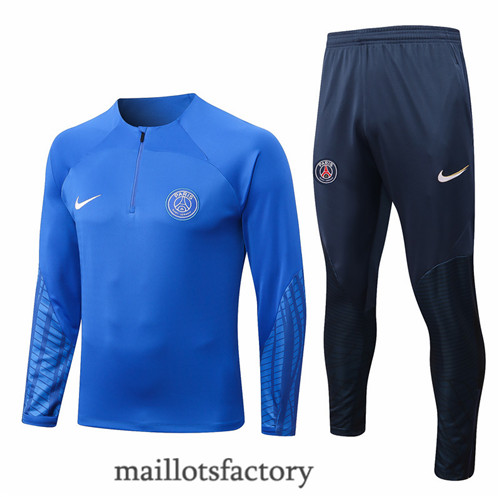 Achat Survetement du foot Paris PSG 2022/23 Bleu y485