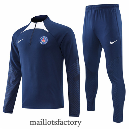 Achat Survetement du foot Player Paris PSG 2022/23 Bleu Marine y509