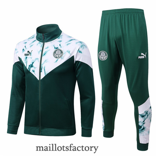 Achat Veste Survetement du foot Palmeiras 2022/23 Vert/Blanc y396