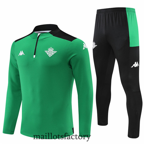 Achat Survetement du foot Real Betis 2022/23 Vert/Noir y443