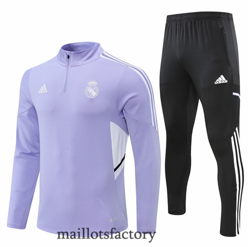 Achat Survetement du foot Real Madrid 2022/23 Blanc y447