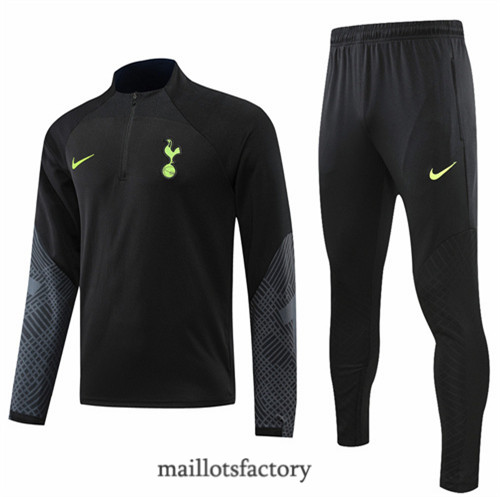 Achat Survetement du foot Tottenham Hotspur 2022/23 Noir y612