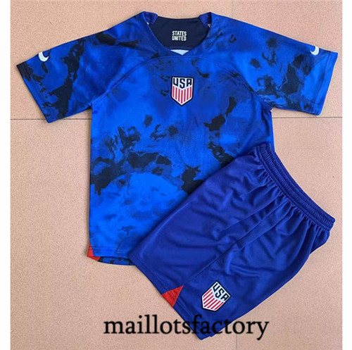 maillotsfactory: Maillot du États-Unis Enfant 2022/23 Exterieur fiable