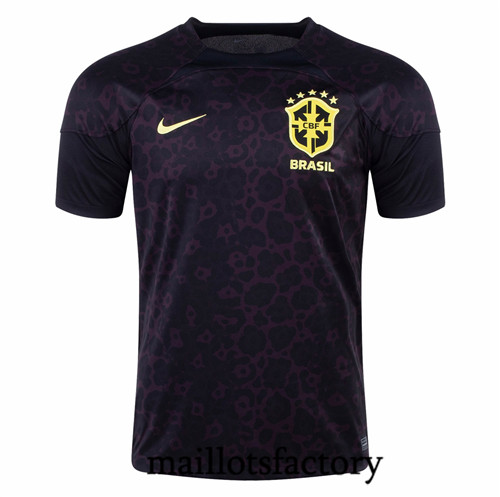 maillotsfactory: Maillot du Brésil 2022/23 Gardien de but Noir fiable