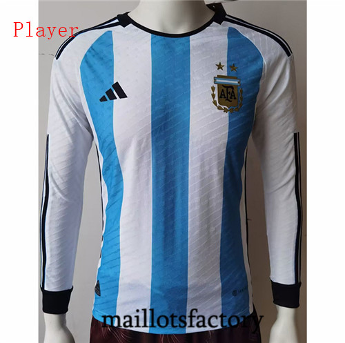 maillotsfactory: Maillot du Player Argentine 2022/23 Domicile Manche Longue fiable