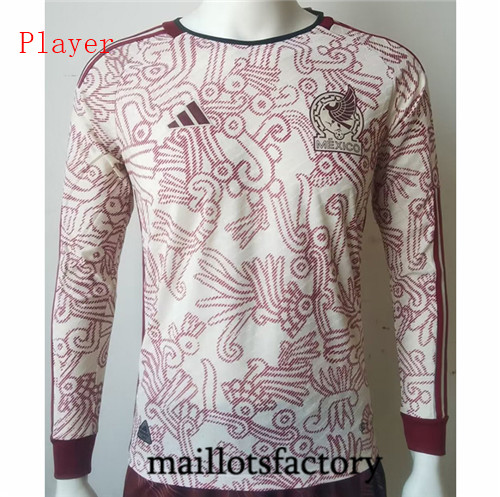 maillotsfactory: Maillot du Player Mexique 2022/23 Exterieur Manche Longue fiable