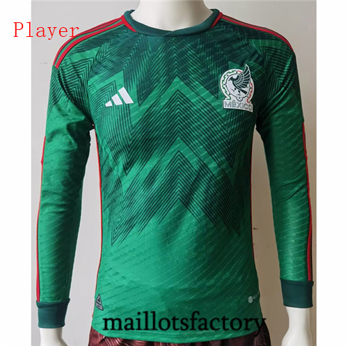 maillotsfactory: Maillot du Player Mexique 2022/23 Domicile Manche Longue fiable