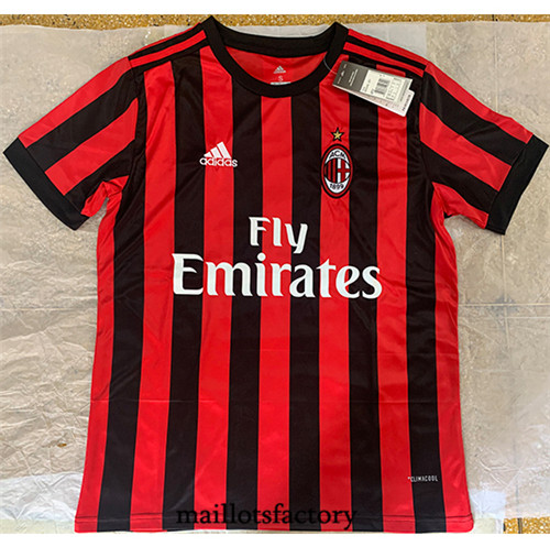 Achat Maillot du Retro AC Milan Domicile 2017-18