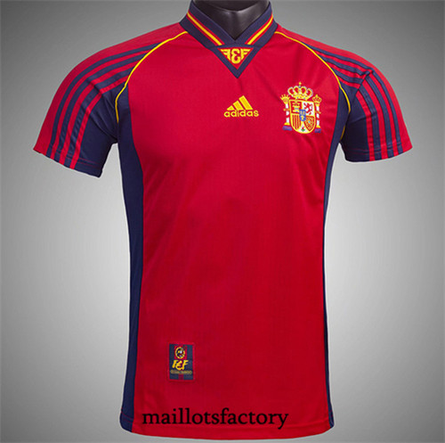 Achat Maillot du Retro Espagne Domicile World Cup 1998