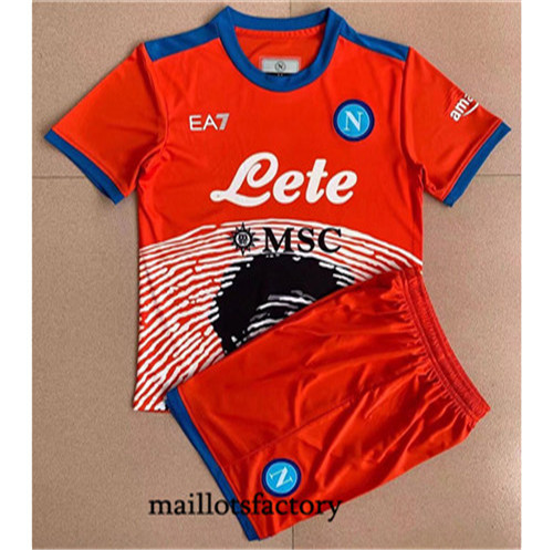 Achat Maillot du Naples Enfant 2022/23 édition commémorative Orange