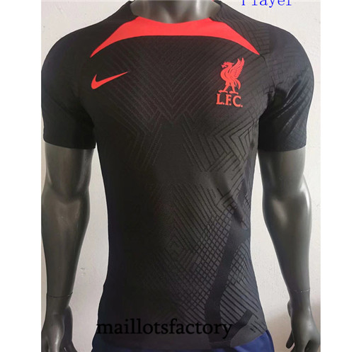 Achat Maillot de Player Liverpool 2022/23 Training Noir