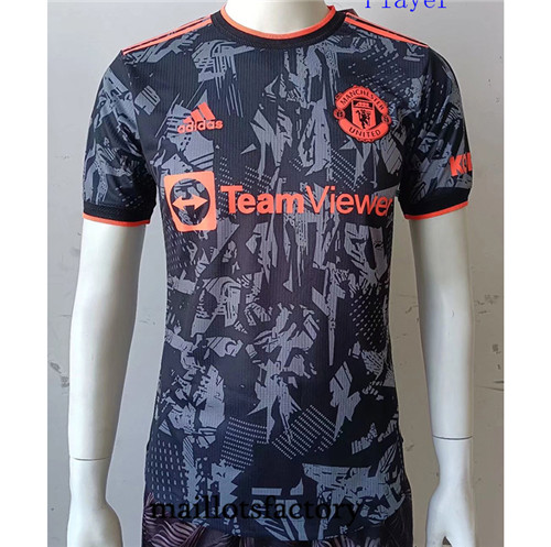 Achat Maillot de Player Manchester United camouflage Noir 2022/23