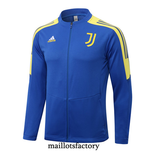 Achat Veste foot Juventus 2022/23 Bleu/Jaune