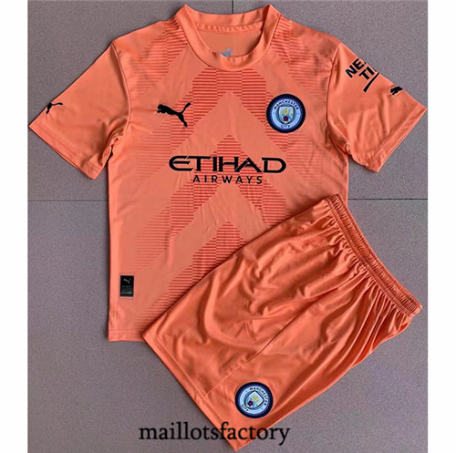 Achat Maillot du Manchester City Enfant 2022/23 Gardien de but orange Y317