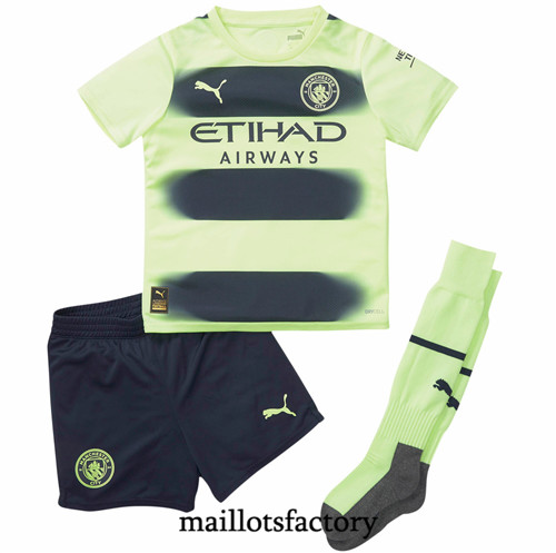 Achat Maillot du Manchester City Enfant 2022/23 Third Y320