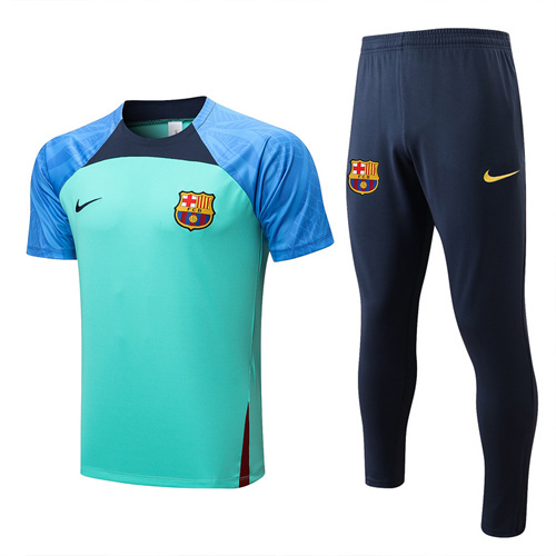 Achat Maillot Kit d'entrainement du Barcelone 2022/23 Bleu Y616