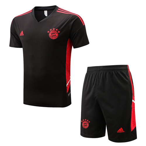 Achat Maillot Kit d'entrainement du Bayern Munich 2022/23 Noir Y622