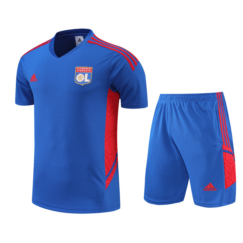 Achat Maillot Kit d'entrainement du Lyon 2022/23 Bleu Y687