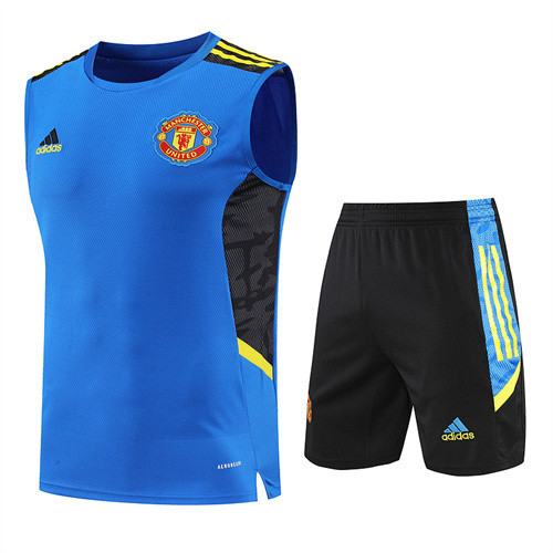 Achat Maillot Kit d'entrainement du Manchester United Debardeur 2022/23 Y697