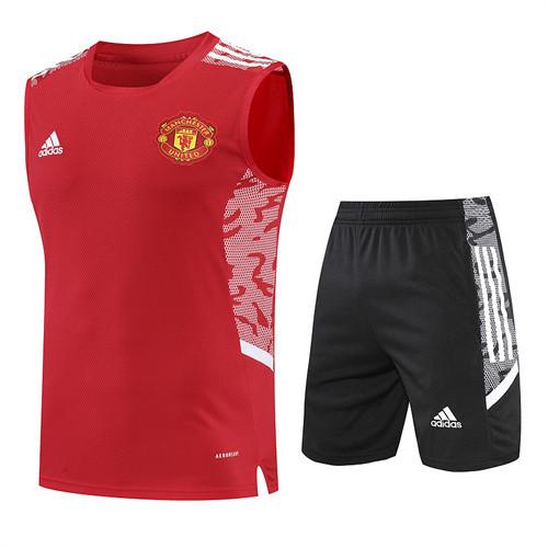 Achat Maillot Kit d'entrainement du Manchester United Debardeur 2022/23 Y699