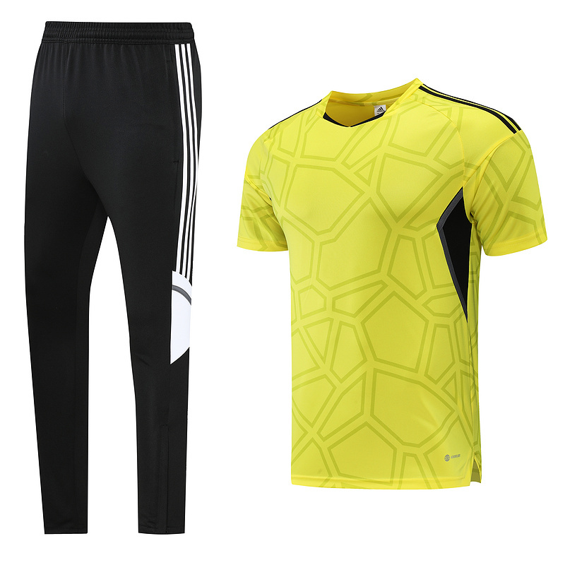 Achat Maillot Kit d'entrainement du Sans logo de marque 2022/23 Jaune Y607