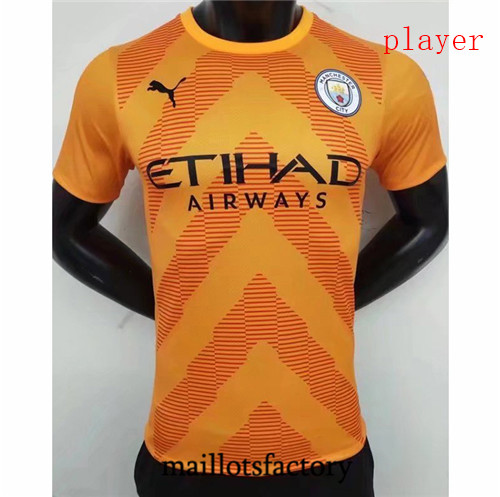 Achat Maillot du Player Manchester City 2022/23 Gardien de but orange Y865