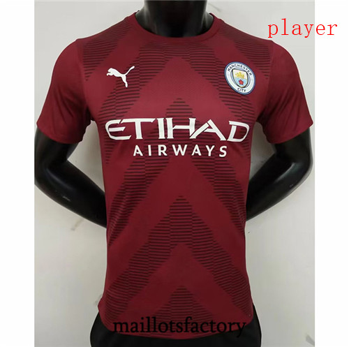 Achat Maillot du Player Manchester City 2022/23 Gardien de but Rouge Y866