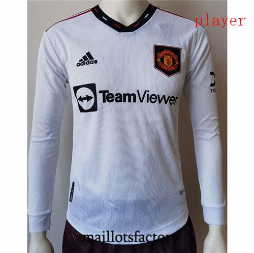 Achat Maillot du Player Manchester United 2022/23 Exterieur Manche Longue Y871