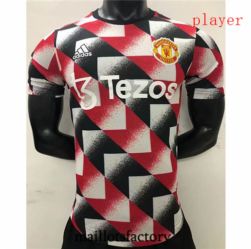 Achat Maillot du Player Manchester United 2022/23 plaid training Y877