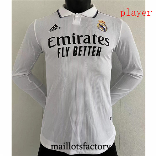 Achat Maillot du Player Real Madrid 2022/23 Domicile Manche Longue Y914