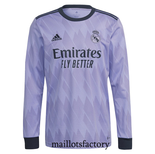 Achat Maillot du Real Madrid 2022/23 Exterieur Manche Longue Y510