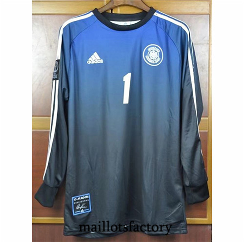 Achat Maillot du Retro Allemagne Kahn Manche Longue 2002 Y1012