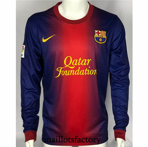 Achat Maillot du Retro Barcelone Domicile Manche Longue 2012-13 Y1057