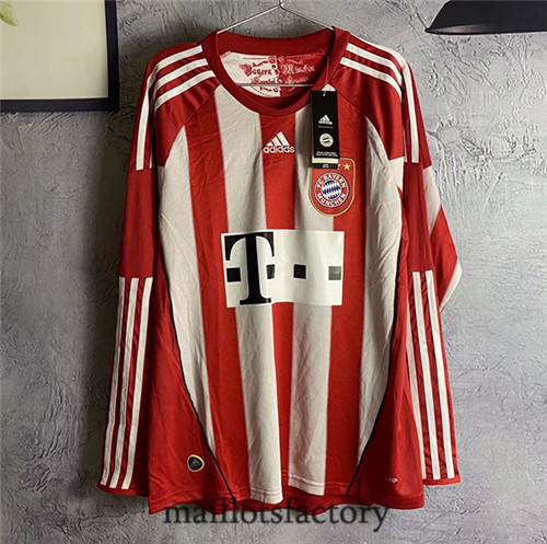 Achat Maillot du Retro Bayern Munich DomicileManche Longue 2010-11 Y1060