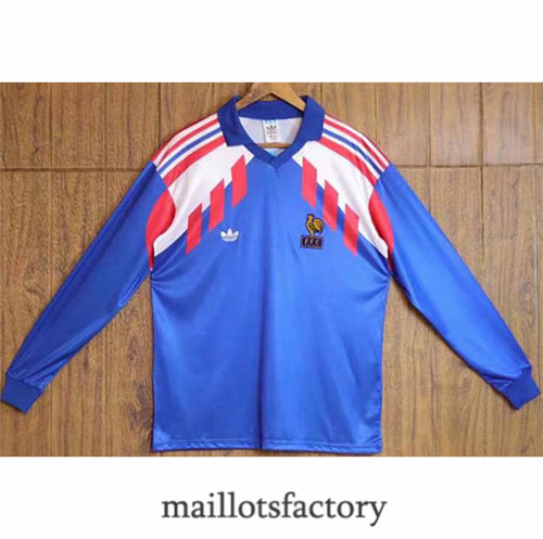 Achat Maillot du Retro France Domicile Manche Longue 1988-1990 Y1074