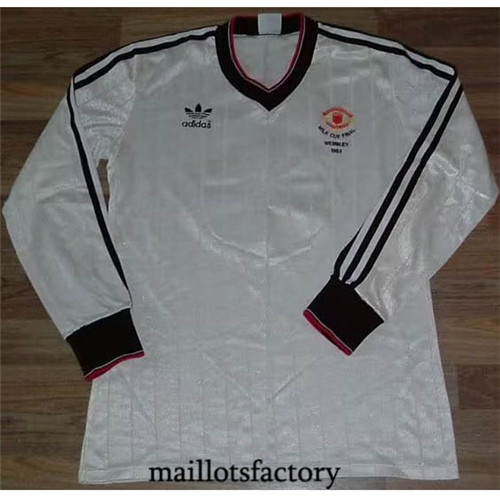 Achat Maillot du Retro Manchester United Manche Longue 1982-84 Y1096