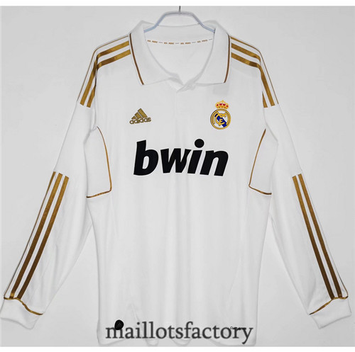 Achat Maillot du Retro Real Madrid Manche Longue 2011-12 Y1116